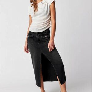 NWOT Free People We The Free Madison Midi Skirt